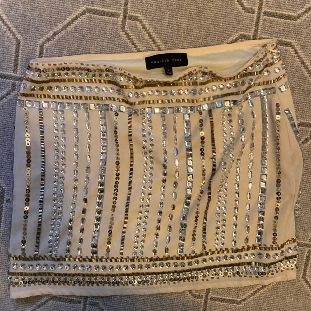 Festive mini skirt